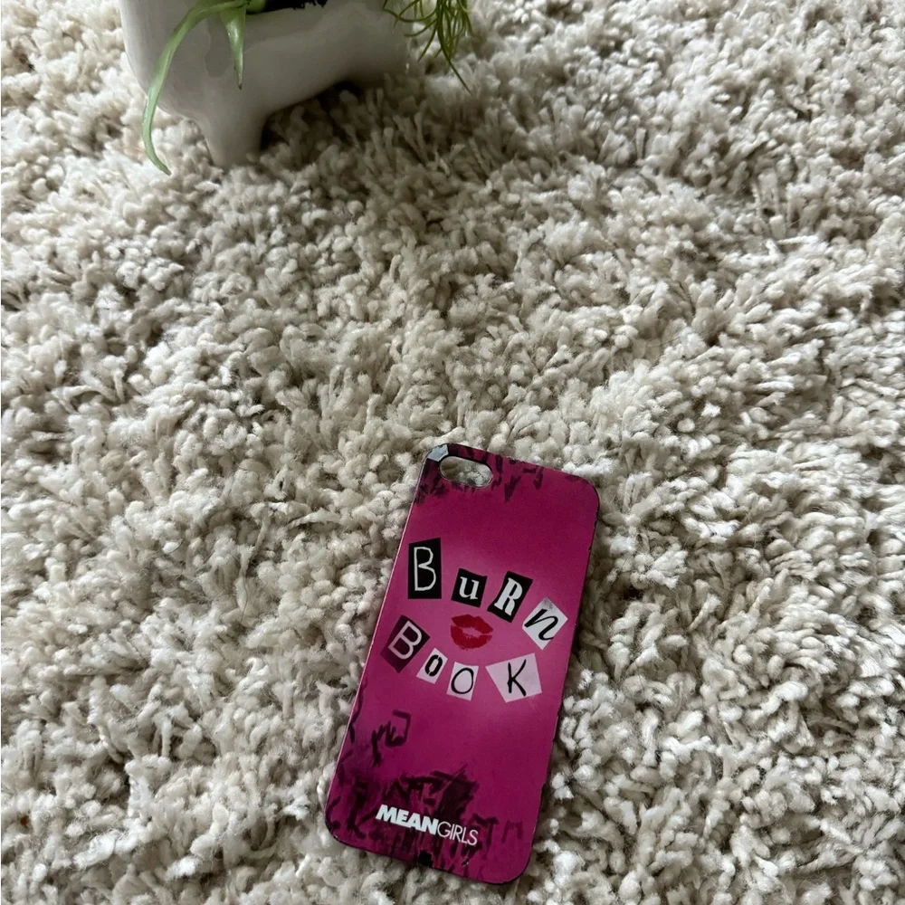 Vintage mean girls burn book iPhone cover. Regina George. 2000s Y2K.